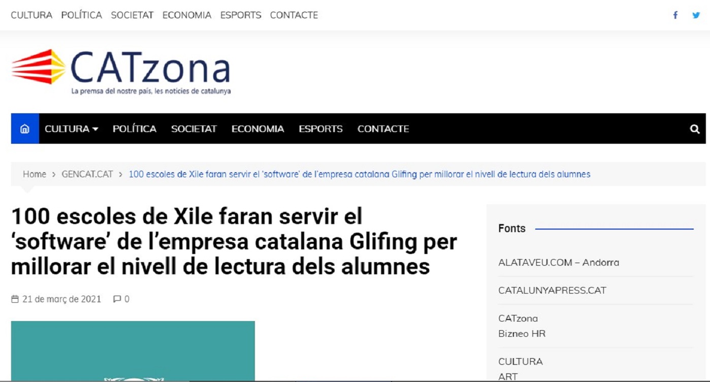 Glifing a Catzona - 21/03/2021 gabinete de prensa