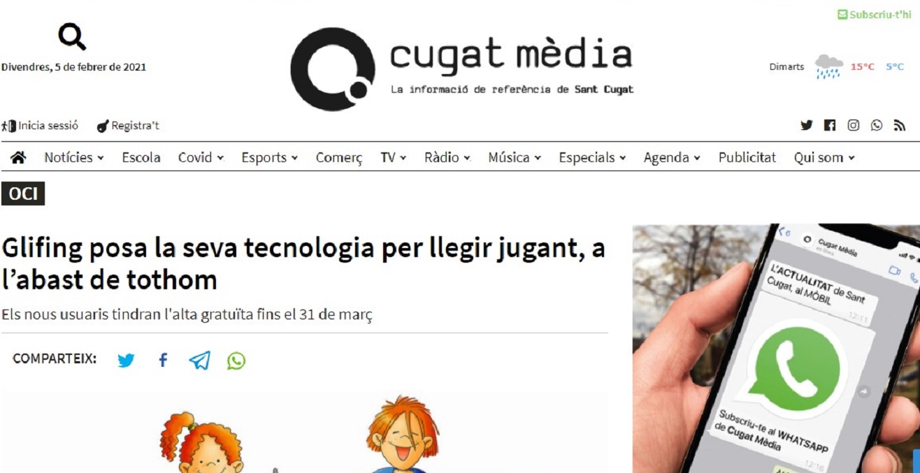 Glifing en Cugat.cat.-24/03/2020 gabinete de prensa